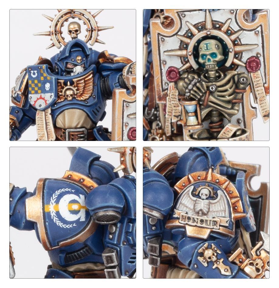 Warhammer 40K - Space Marines: Captain with Relic Shield