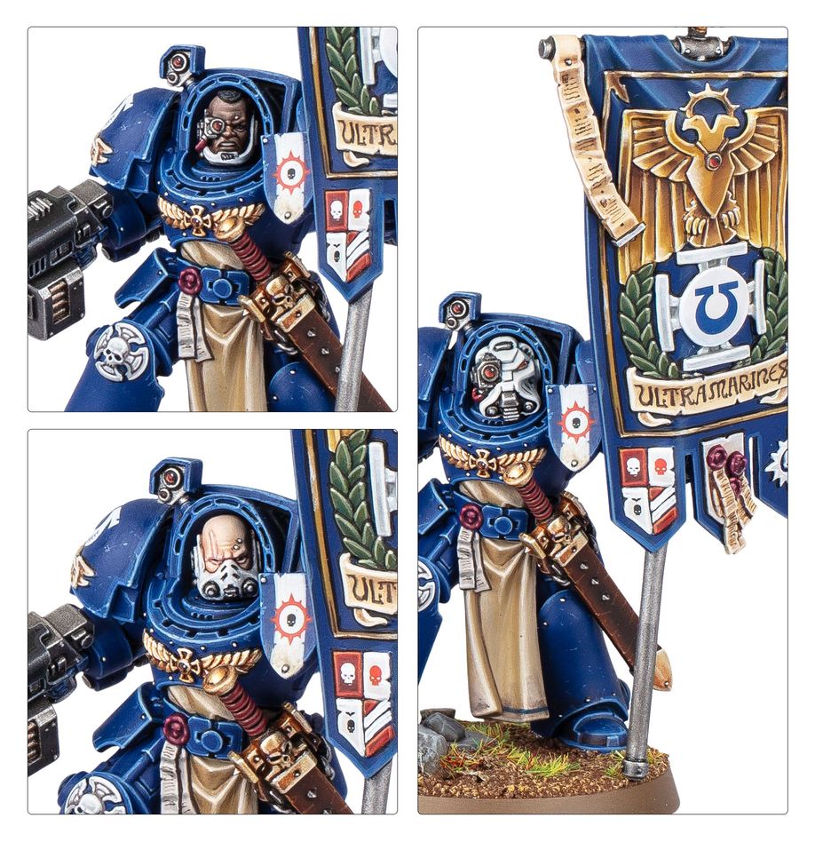 Warhammer S/Marines: Ancient In Terminator Armour 48-104