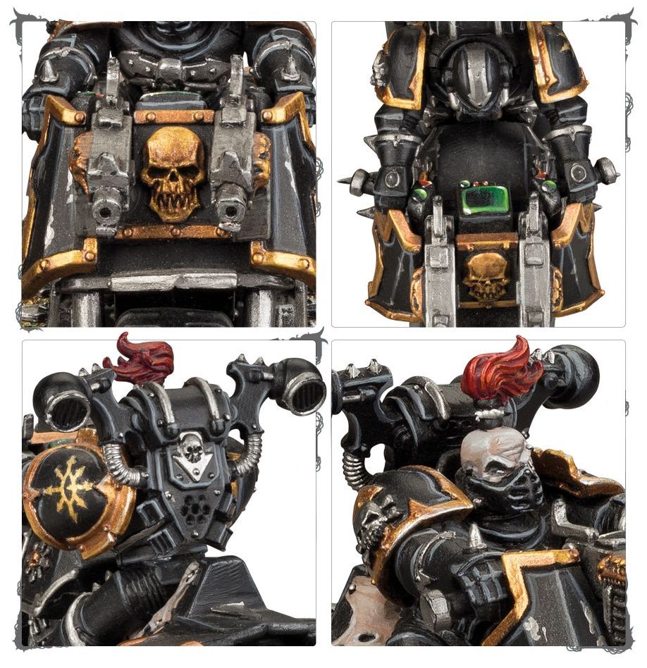 Chaos Space Marines: Chaos Bikers 43-08 - Warhammer 40K