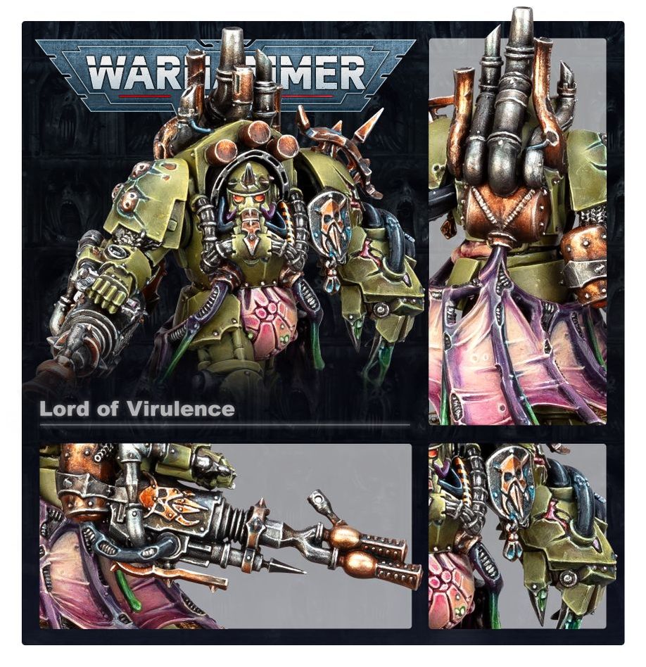 DEATH GUARD LORD OF VIRULENCE Warhammer 40K
