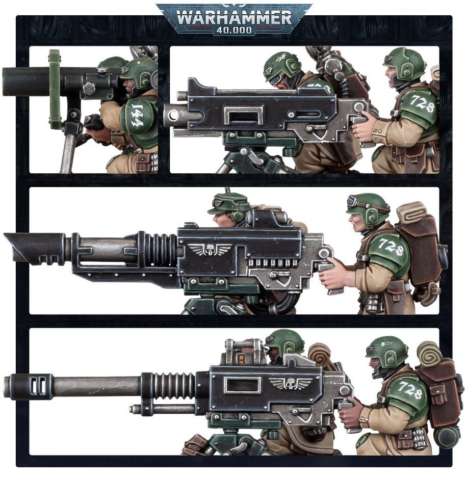 Cadian Heavy Weapon Squad 47-19 - Warhammer 40K Warhammer