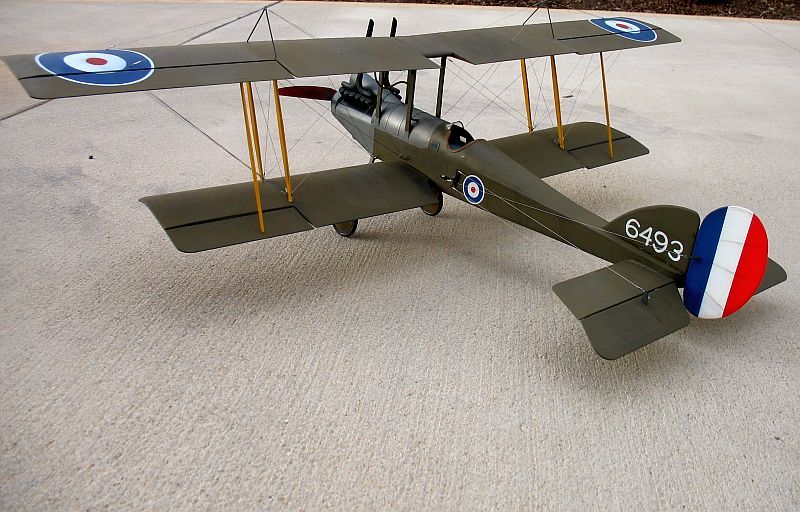 Royal Aircraft Factory BE2e/12a -electric scale kit