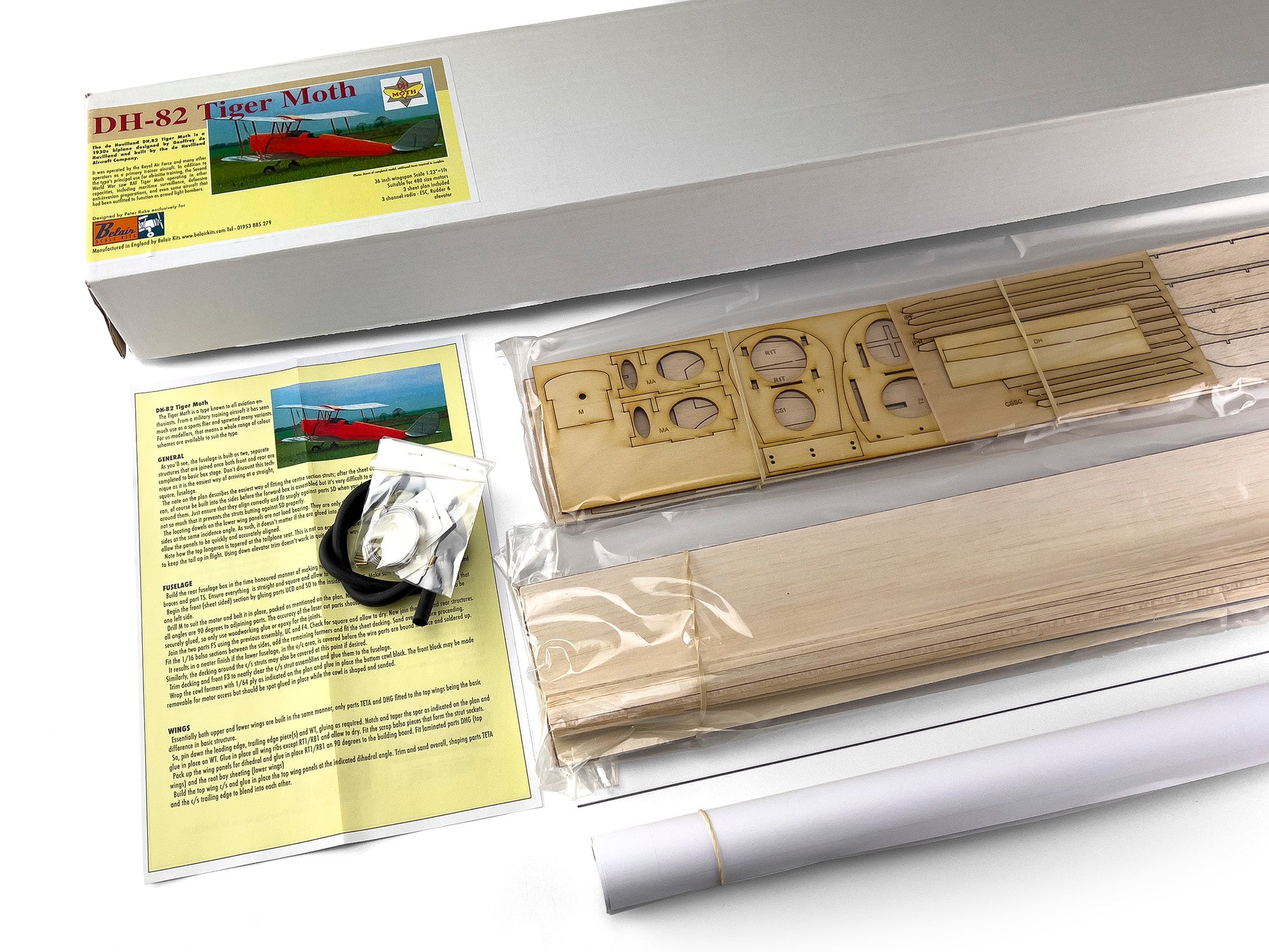 DH82 Tiger Moth -electric scale kit