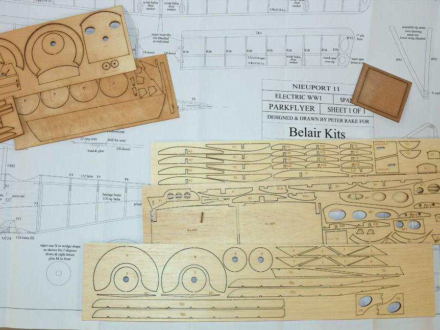 Nieuport 11 "Bebe' 25" electric scale kit