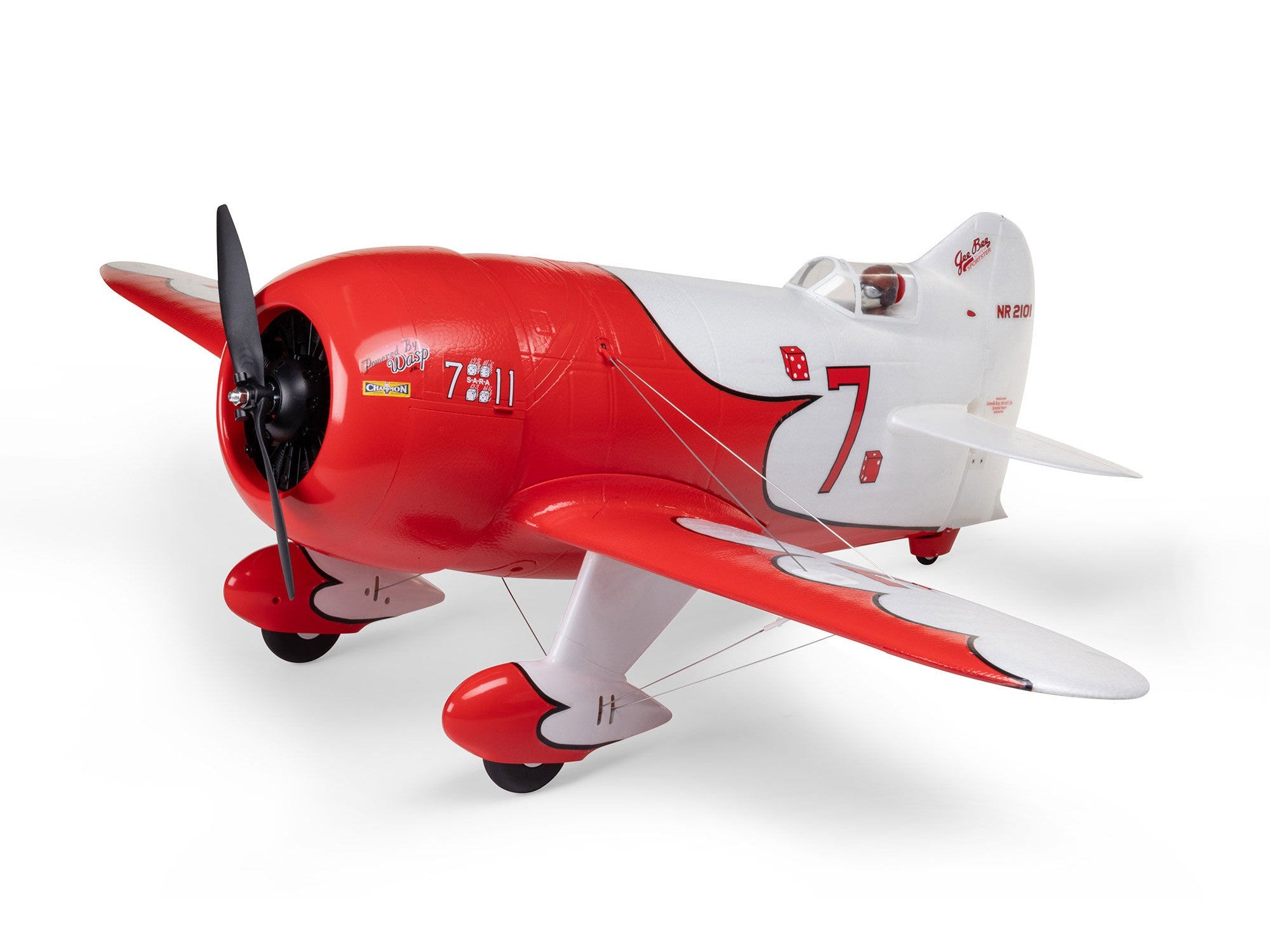 Gee Bee R-2 1.0m BNF Basic with AS3X+ and SAFE Select