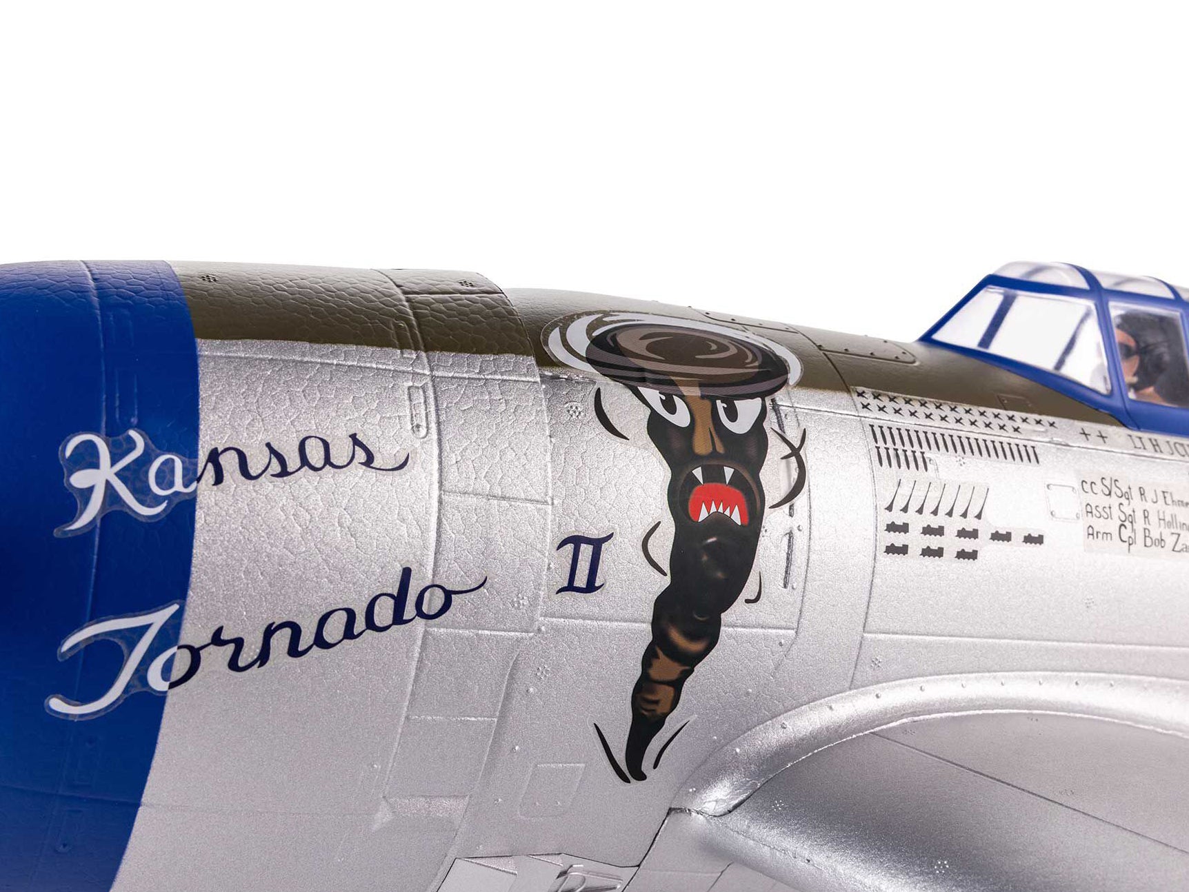 P-47 Razorback 1.2m BNF Basic with AS3X & SAFE Select