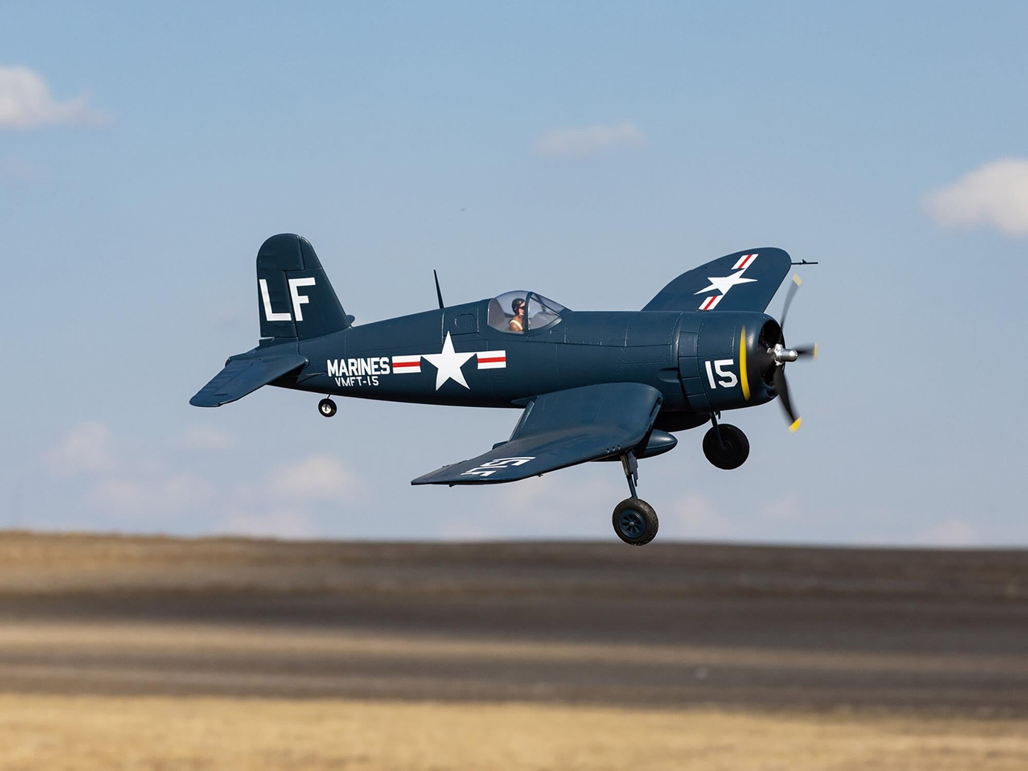 F4U-4 Corsair 1.2m BNF Basic with AS3X and SAFE Select