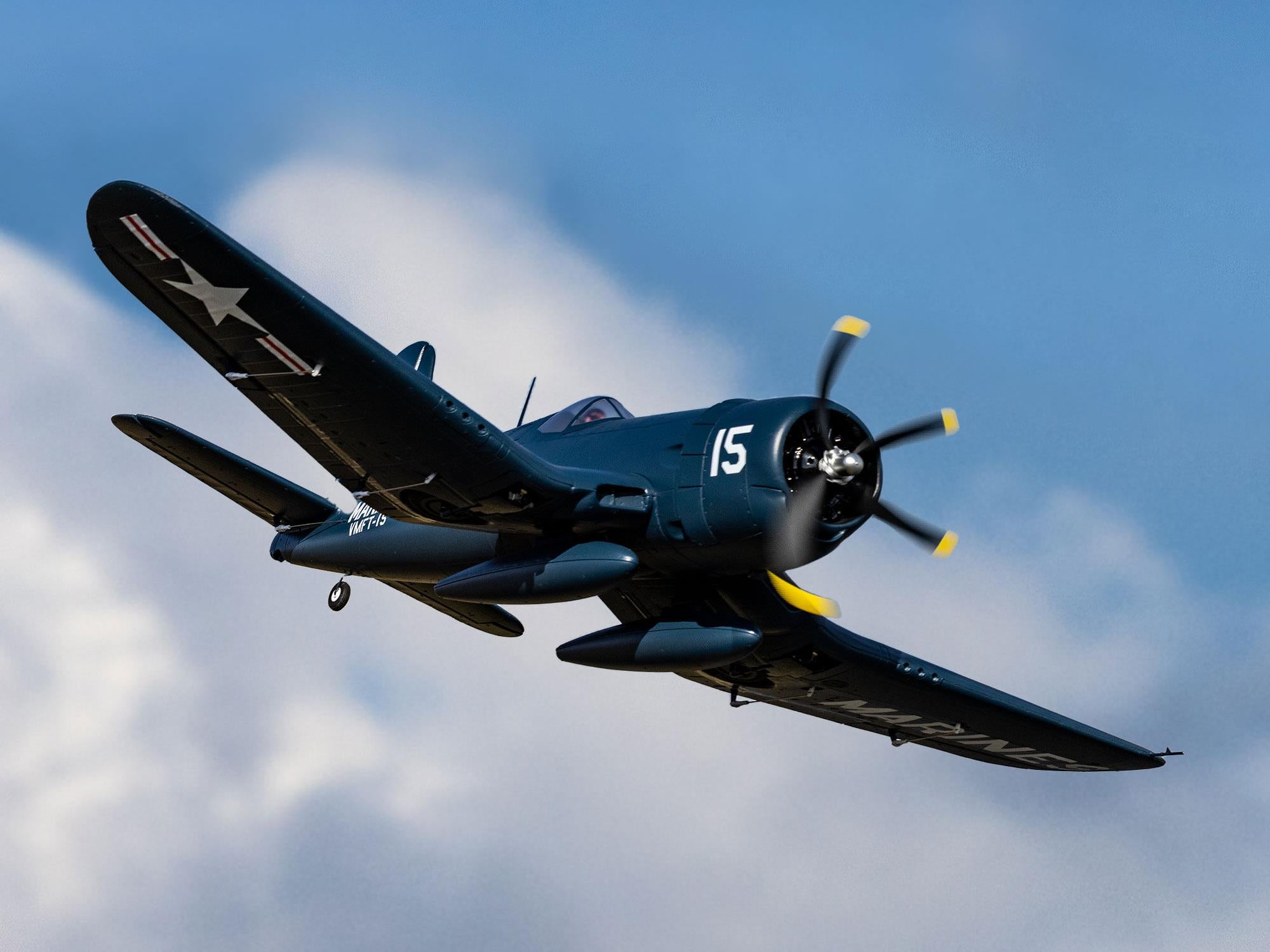 F4U-4 Corsair 1.2m BNF Basic with AS3X and SAFE Select