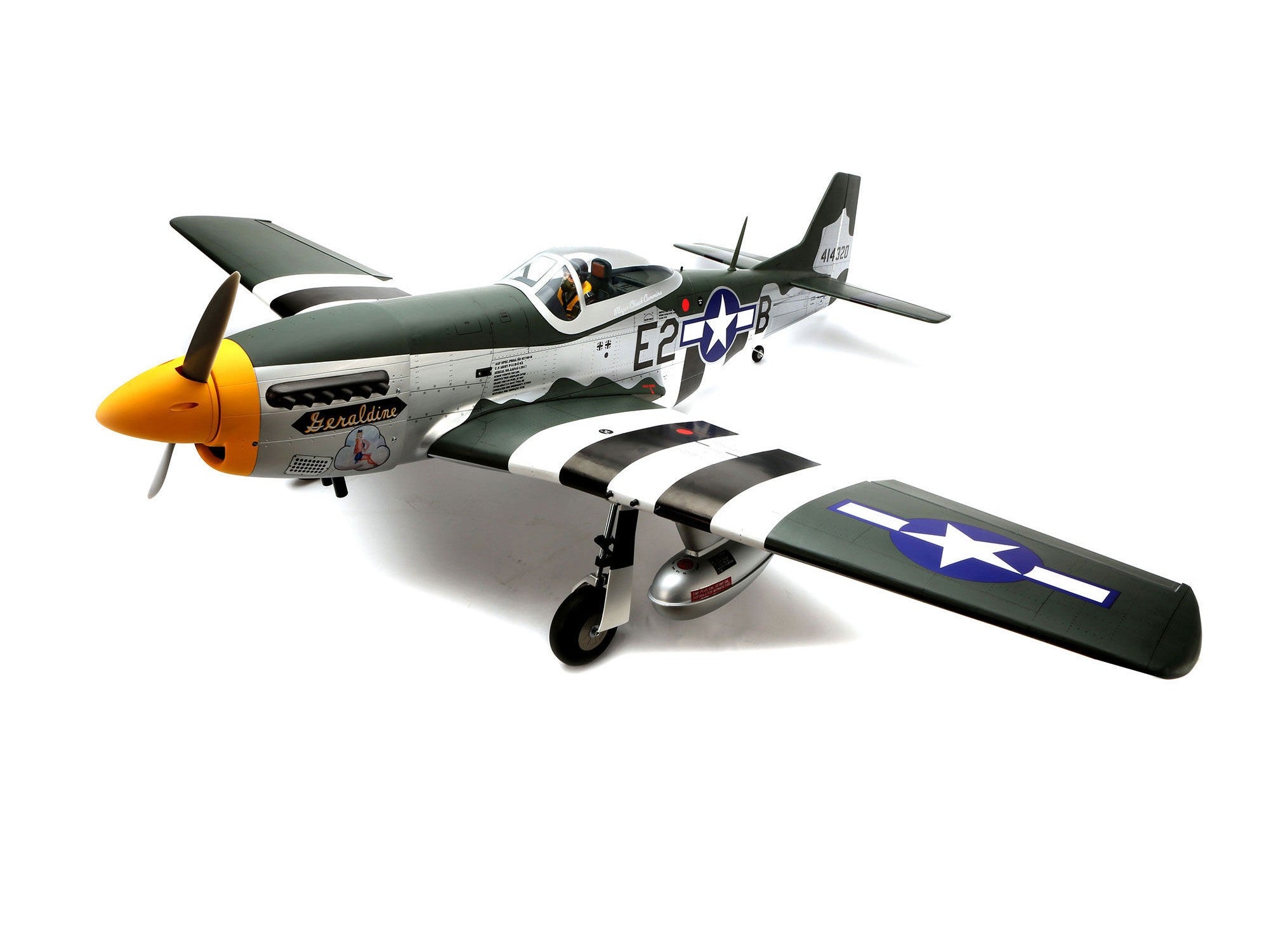 Hanger 9 P-51D Mustang 20cc ARF, 69.5"A-HAN2820B
NEW