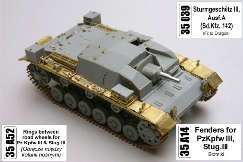 Sturmgeschutz/StuG Ausf.A Sd.Kfz.143 (designed to be used with Dragon kits)