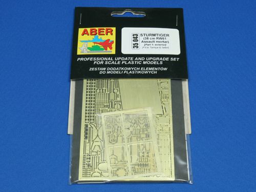 Sturmtiger 38cm Assault Mortar exterior (designed to be used with Tamiya kits)