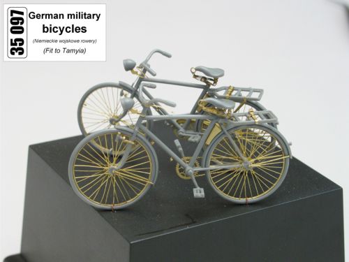 German Bicycles details set (designed to be used with Tamiya kits)