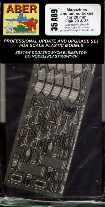 Magazines and ammunition boxes for German FlaK 30 and FlaK 38