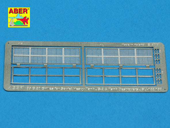 Grilles for Jozef Stalin IS-2 or Soviet JSU-122/152 (designed to be used with Tamiya kits)