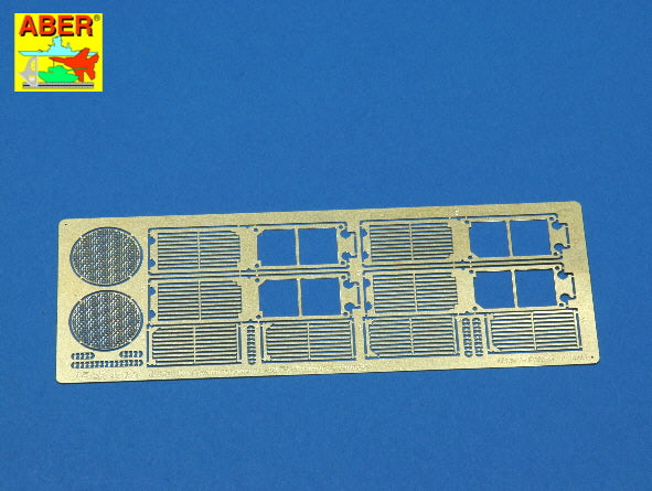 Grilles for German E-75 (75-100 tons) Standardpanzer (designed to be used with Trumpeter kits)