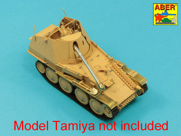 Marder III Ausf.M Sd.Kfz.138 Pak 40/3 barrel with muzzle brake (designed to be used with Tamiya kits)