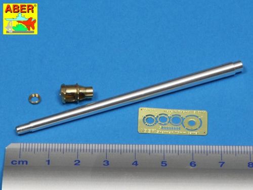 U.S. 76 mm M1A2 barrel with muzzle brake for Sherman M4 & M18 Hellcat (designed to be used with Academy and AFV Club kits)