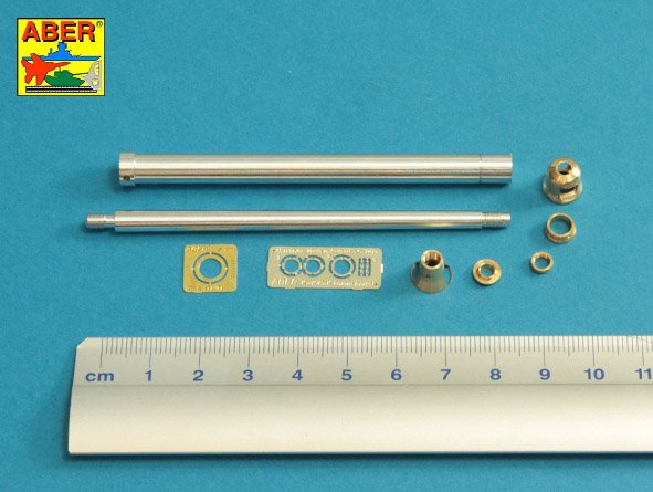 Barrel for German 8,8cm Kw.K 43/3 L/71 (two part) gun used on Sd.Kfz.182 King Tiger Porsche Turret-late (designed to be used with Hobby Boss kits)