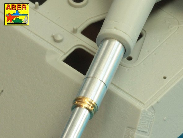 Barrel for German 8,8cm Kw.K 43/3 L/71 (two part) gun used on Sd.Kfz.182 King Tiger Porsche Turret-late (designed to be used with Hobby Boss kits)