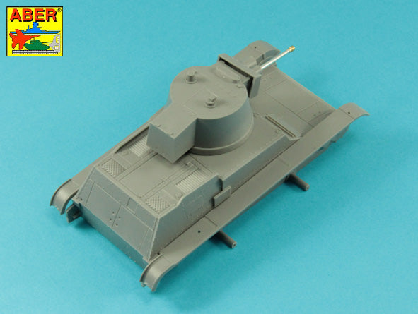 37 mm Bofors wz.37 barrel for Polish 7TP tank (designed to be used with Mirage Hobby kits)