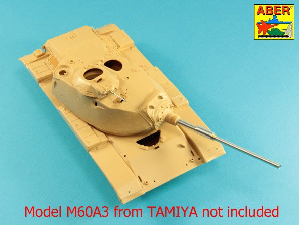 105 mm M-68 tank barrel for U.S. M60 Tank (designed to be used with Dragon, Takom and Tamiya kits)