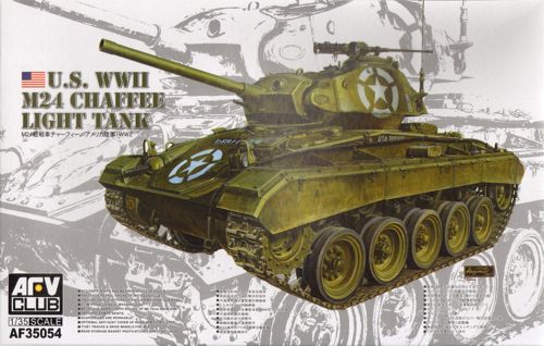 AFV Club US Army M24 Chaffee Light Tank & Bonus Figure PKAF35054
