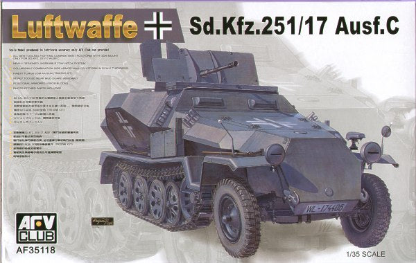 AFV Club German Army SdKfz 251/17 Ausf.C Half-Track Vehicle PKAF35118