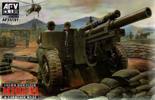 AFV Club M101A1 105mm Howitzer & M2A2 Carriage PKAF35191