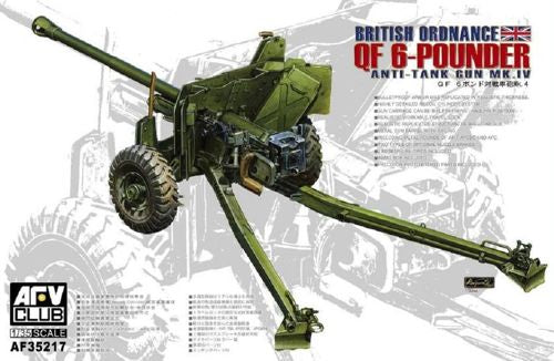AFV Club British Army QF Mk 4 6 Pdr Anti-tank Gun Late PKAF35217