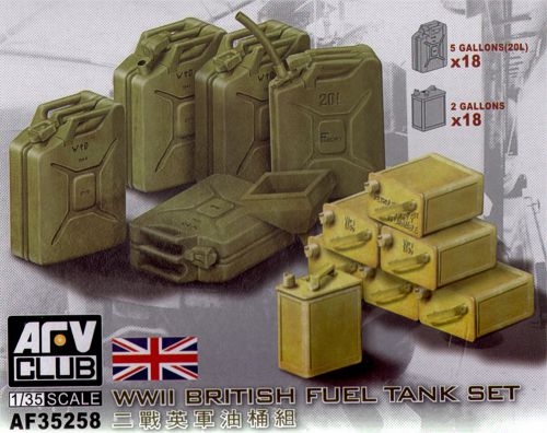 British WWII Fuel and water tank Set