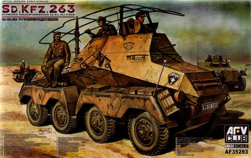AFV Club German Army SdKfz 263 Panzerfunkwagen Armoured Radio Vehicle PKAF35263