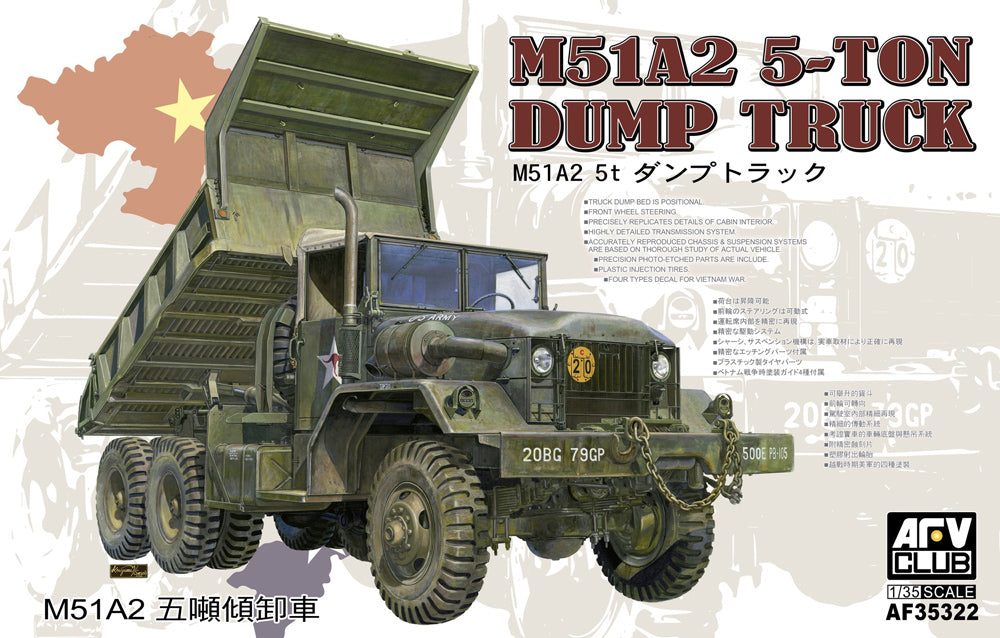 AFV Club M51A2 5-Ton Dump Truck- AF35322