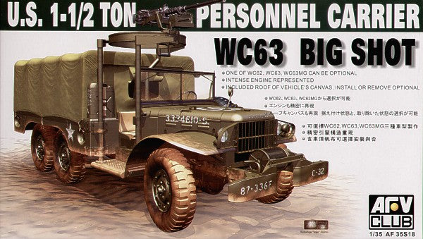 WC63 'Big Shot' U.S. 1-1/2 ton personnel carrier