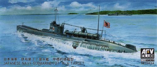 I-27 IJN with A-Target Midget Submarine