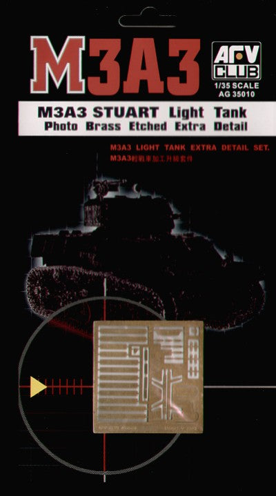 M3A3 Stuart Light Tank (designed to be used with AFV Club kits)