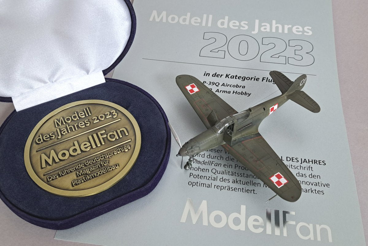 Bell P-39Q Airacobra Plastic/mask/5 x decal options by Techmod/steel balls for nose weight. New tooling in 2022