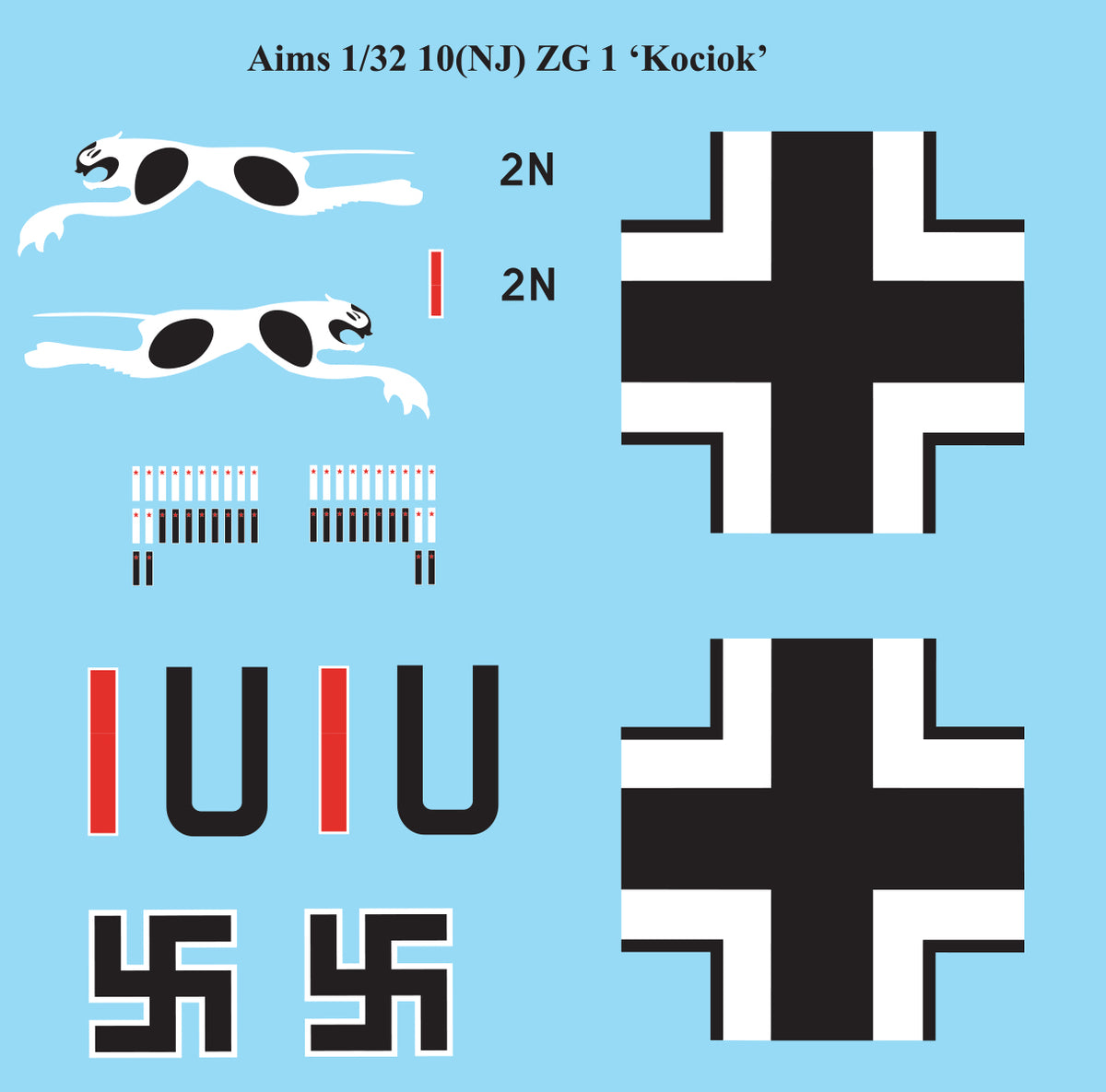Messerschmitt Bf-110G-2 'Kociok' conversion (for Aims Bf-110 G-2 conversion or modified old Revell G-4 kit)