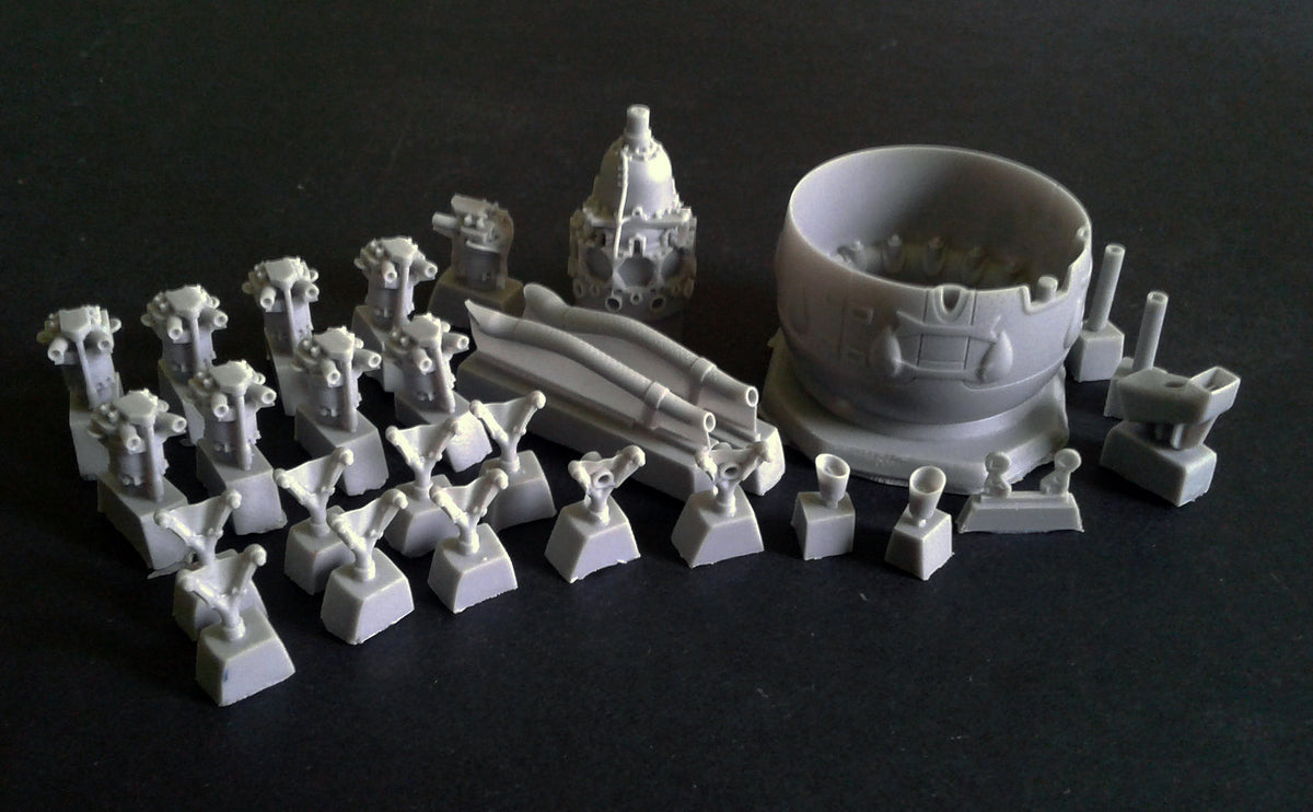 Gloster Gladiator Mk.II engine and cowl set (designed to be used with ICM UA UK kits)