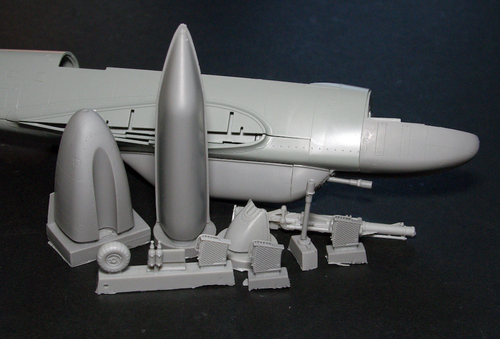 Messerschmitt Bf-110C-6 conversion (designed to be used with the Dragon or Revell Bf-110C-7 kits)