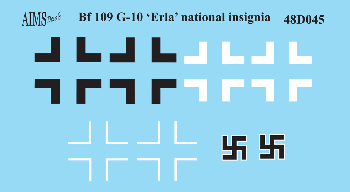 Messerschmitt Bf-109G-10 'Erla' National Insignia