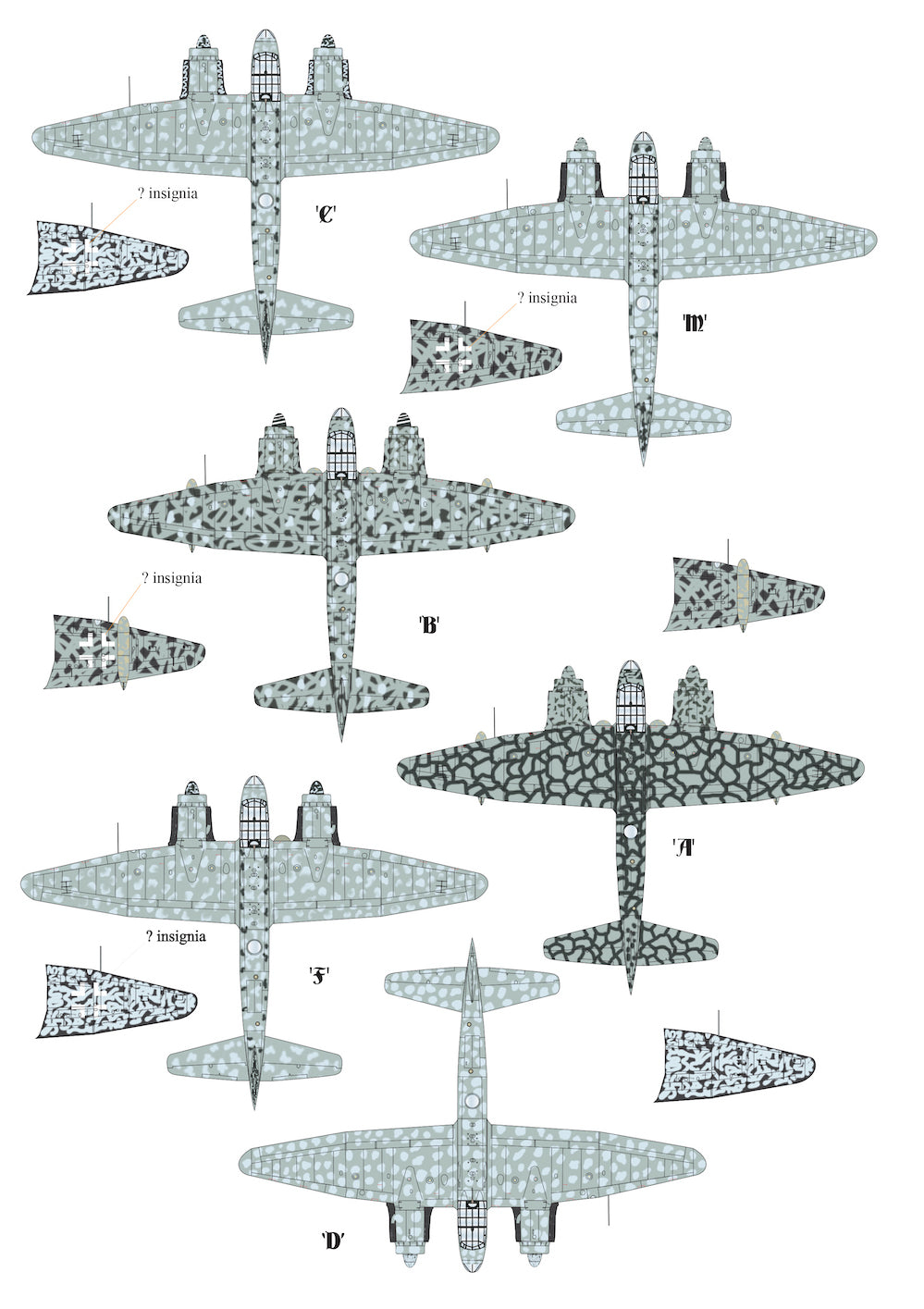 KG 6620 x options! AN 8 sided A4 booklet!6x Junkers Ju-88S-1 options2x Junkers Ju-188E-1 options1x Junkers Ju-88G-6 option11x Junkers Ju-88S-3 options
