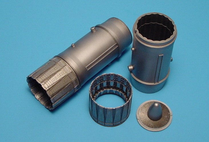 McDonnell F-4E/F-4J Phantom exhaust nozzles (designed to be used with Tamiya kits)