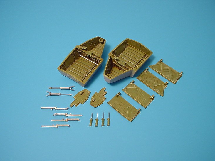 Vought F4U-1 Corsair wheel bay (designed to be used with Trumpeter kits)