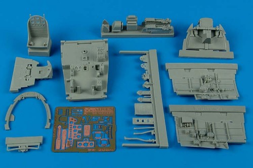 Nakajima Ki-84 Hayate cockpit set (designed to be used with Hasegawa kits)