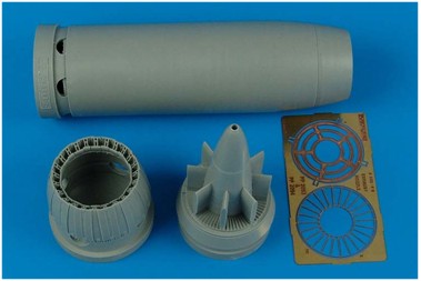 North-American F-100D Super Sabre exhaust nozzle (designed to be used with Trumpeter kits)