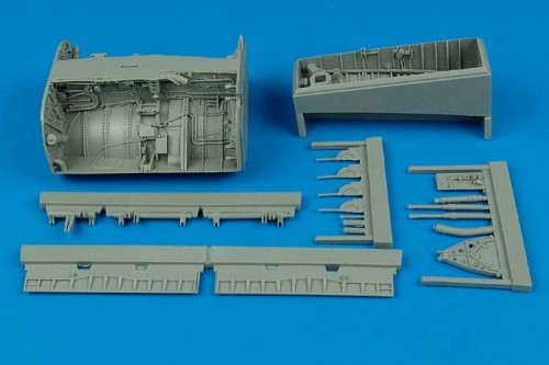 Vought F-8E/F-8J Crusader wheel bay (designed to be used with Trumpeter kits)