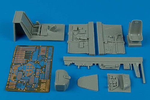 Messerschmitt Bf-109E-1 cockpit set (designed to be used with Eduard kits)