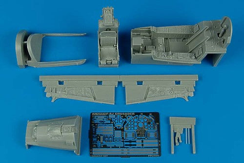 Vought F-8J Crusader cockpit set (designed to be used with Trumpeter kits)