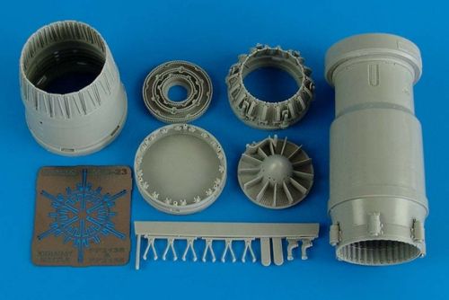 Mikoyan MiG-23MF/MiG-23ML Flogger exhaust nozzle - closed (designed to be used with Trumpeter kits)