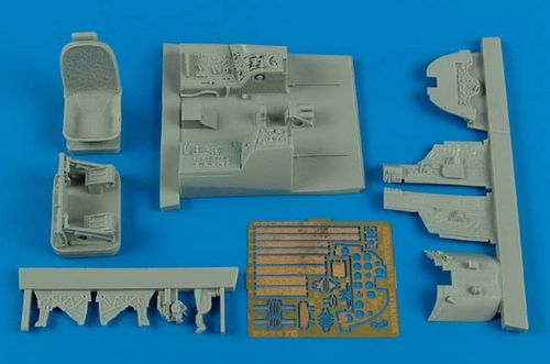 Douglas A-1H Skyraider cockpit set (designed to be used with Zoukei-Mura kits)
